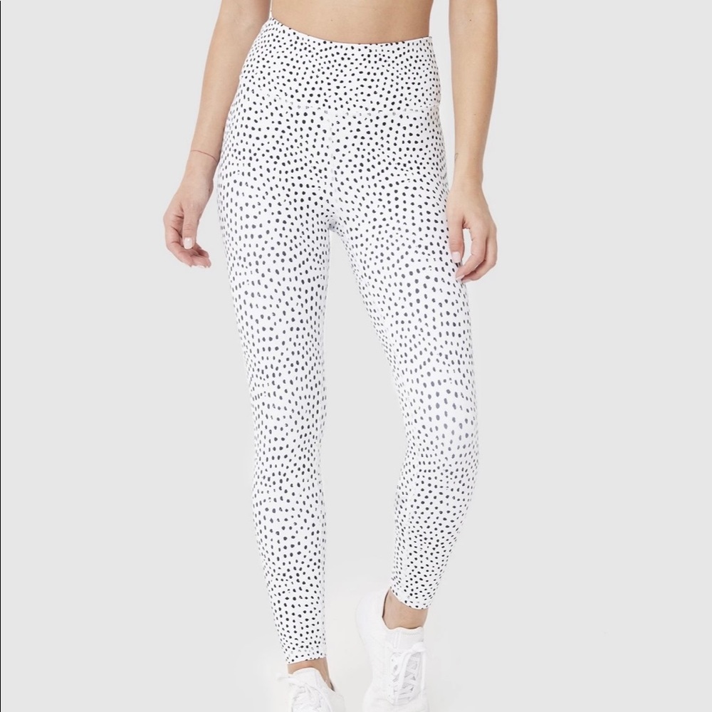 Muscle Republic Leggings Speckled White